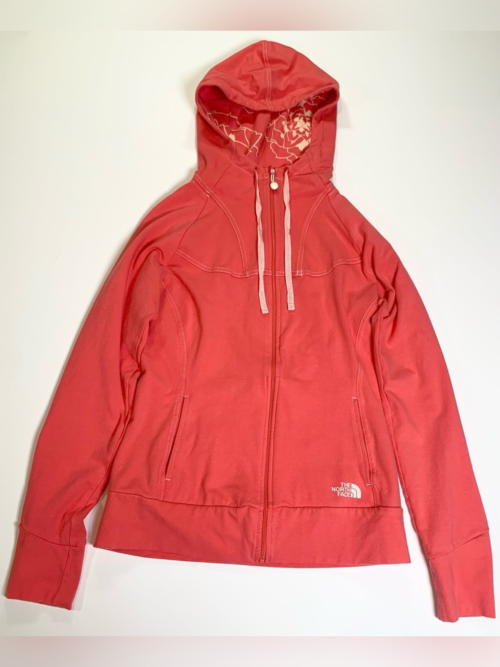 The North Face Women’s S Coral Full Zip Hoodie Floral Hood ARCC
